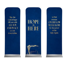 Hope is Here Gold Triptych 