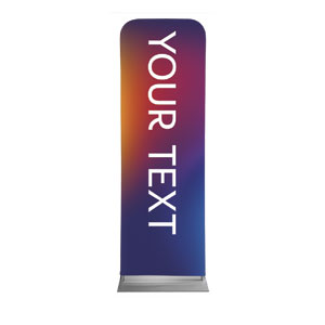 Glow Your Text 2' x 6' Sleeve Banner
