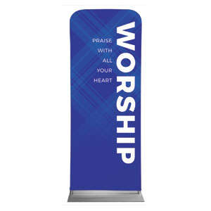 Plaid Worship 2'7" x 6'7" Sleeve Banners