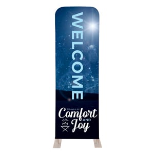 Comfort and Joy 2' x 6' Sleeve Banner