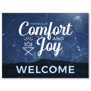 Comfort and Joy Jumbo Banners
