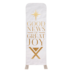 Good News of Great Joy 2' x 6' Sleeve Banner