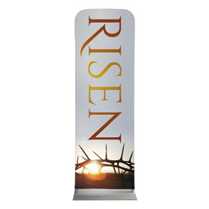 Easter Risen Crown 2' x 6' Sleeve Banner