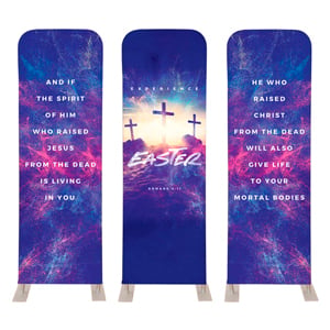 Experience Easter Triptych 2' x 6' Sleeve Banner