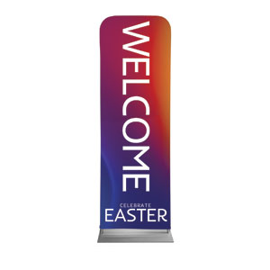Glow Easter 2' x 6' Sleeve Banner