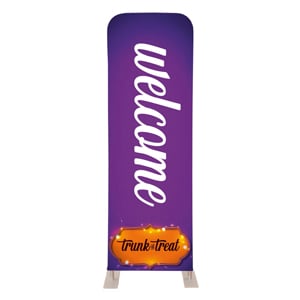Trunk Or Treat Purple 2' x 6' Sleeve Banner