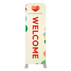 Love Your Neighbor 2' x 6' Sleeve Banner