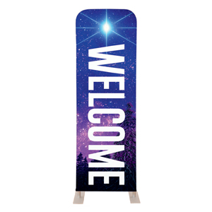 Peace On Earth Sky 2' x 6' Sleeve Banner