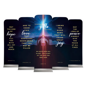 Experience the Gifts of Christmas Set 2' x 6' Sleeve Banner