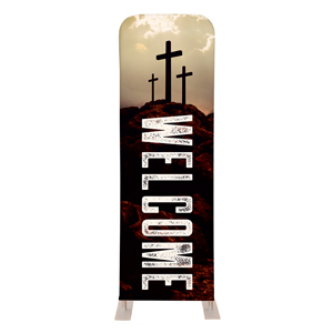 Hope Is Alive Crosses 2' x 6' Sleeve Banner