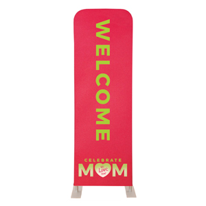 Celebrate Mom Heart 2' x 6' Sleeve Banner