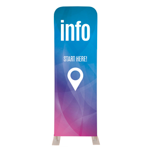 Bright Gradient Info 2' x 6' Sleeve Banner