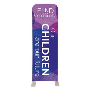 Find Your Community Children 2' x 6' Sleeve Banner