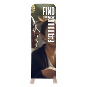 Community People Woman 2' x 6' Sleeve Banner