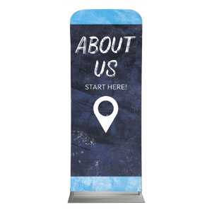 Blue Revival About Us 2'7" x 6'7" Sleeve Banners