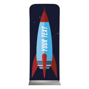 Galactic Explorers Rocket Your Text 2'7" x 6'7" Sleeve Banners
