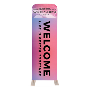 CityReach Charlotte BTC 2' x 6' Sleeve Banner