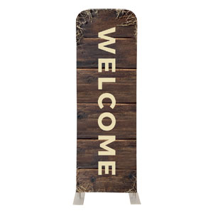 God with Us Straw 2' x 6' Sleeve Banner