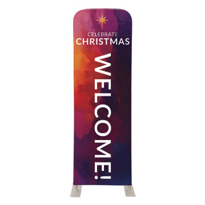 Vibrant Paint Christmas 2' x 6' Sleeve Banner