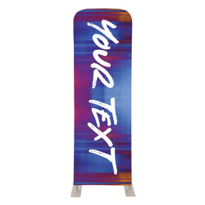 Colorful Blur Your Text 2' x 6' Sleeve Banner