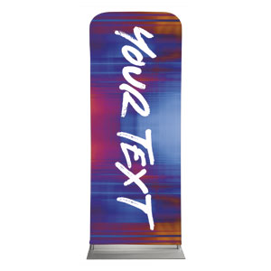Colorful Blur Your Text 2'7" x 6'7" Sleeve Banners