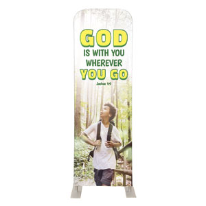 Kids God Is With You 2' x 6' Sleeve Banner
