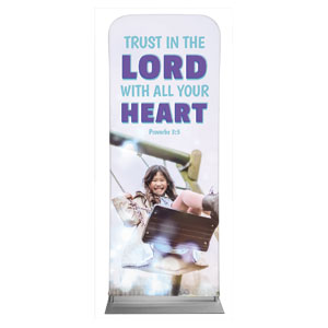 Kids Trust In The Lord 2'7" x 6'7" Sleeve Banners