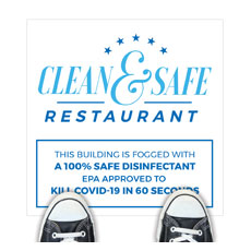 Clean and Safe Restaurant 