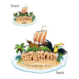 Shipwrecked Iron on Transfers, pack of 10 SpecialtyItems