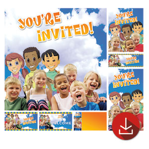 Children's Invited Church Graphic Bundles
