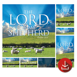 Lord My Shepherd Church Graphic Bundles
