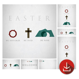 Easter Icons Church Graphic Bundles