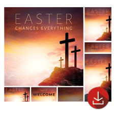 Easter Crosses Hilltop 