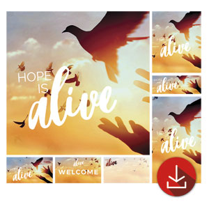 Alive Doves Church Graphic Bundles
