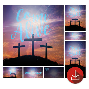 Come Alive Easter General Church Graphic Bundles