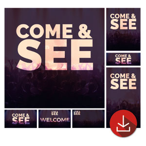 Come and See Church Graphic Bundles