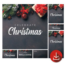Christmas Trimmings Slate 