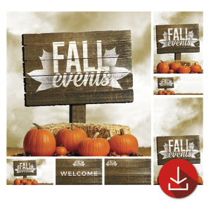 Fall Events Pumpkins Church Graphic Bundles