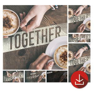 Together Coffee Church Graphic Bundles