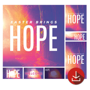 Easter Hope Tomb Church Graphic Bundles