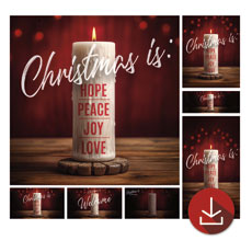 Christmas Is Candle 