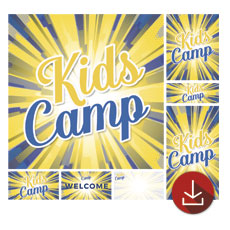 Kids Camp Comic Burst 