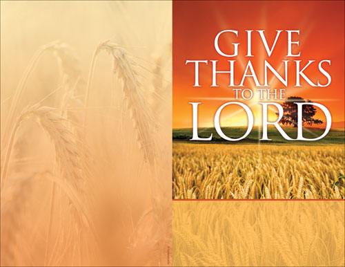 Bulletins, Fall - General, Give Thanks Lord - 8.5 x 11, 8.5 x 11