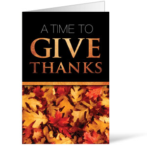 Time To Give Thanks - 8.5 x 11 Bulletins 8.5 x 11