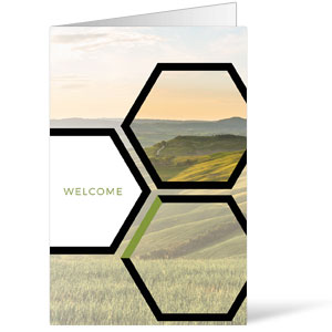 Welcome Hexagon Summer Bulletins 8.5 x 11