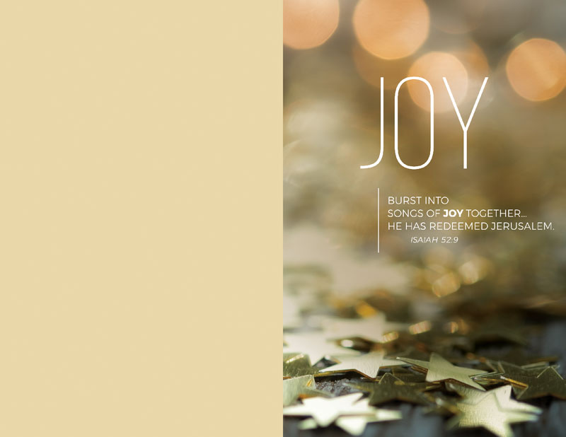 Bulletins, Christmas, Lights of Advent Joy, 8.5 x 11