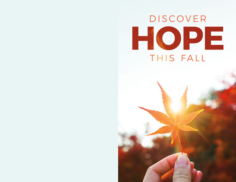 Bulletins, Fall - General, Fall Discover Hope, 8.5 x 11