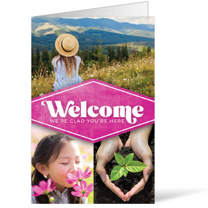 Color Welcome Spring Bulletins 8.5 x 11
