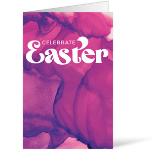 Celebrate Easter Watercolor Bulletins 8.5 x 11