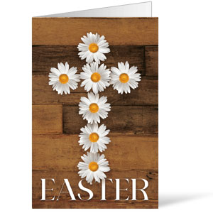 Easter Cross Daisies Bulletins 8.5 x 11